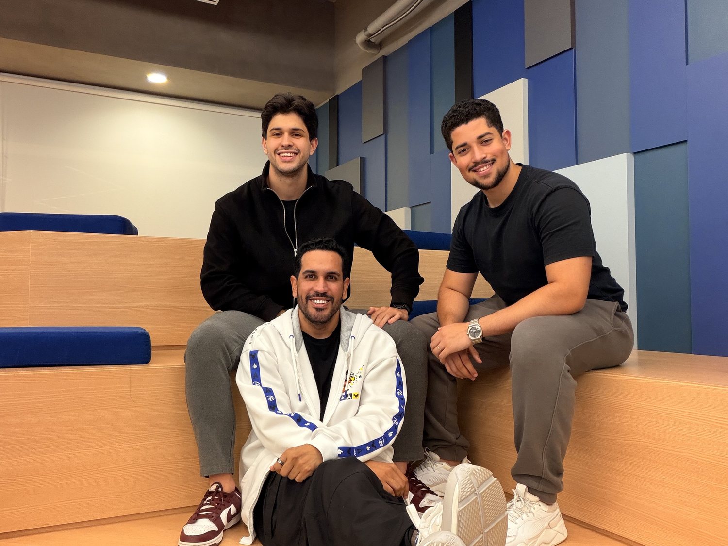 Izaias Pertrelly, Moises Gomes e João Paulo — fundadores do XGEO / Ai First